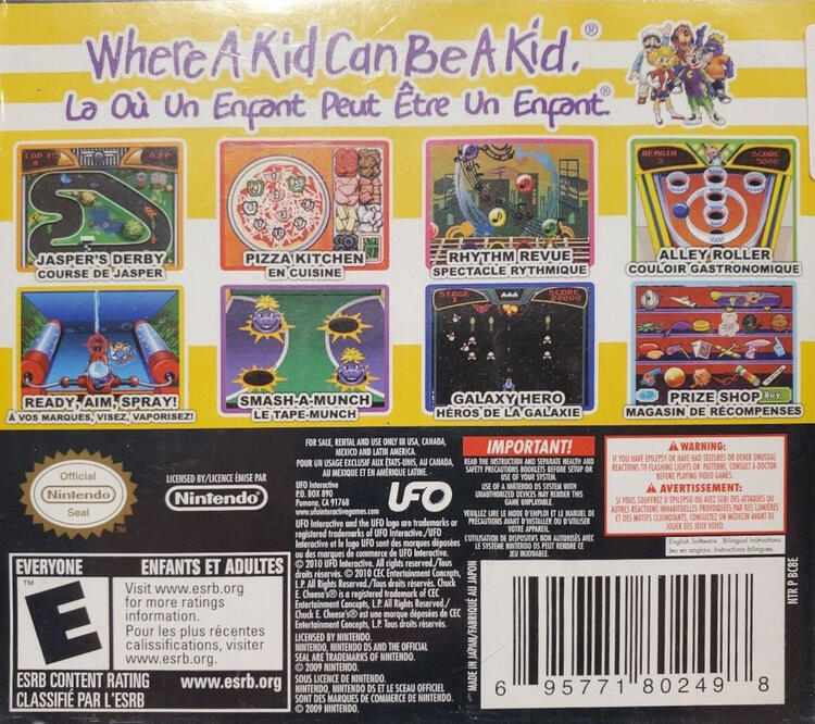Chuck E Cheese's Party Games (Complete) (used)