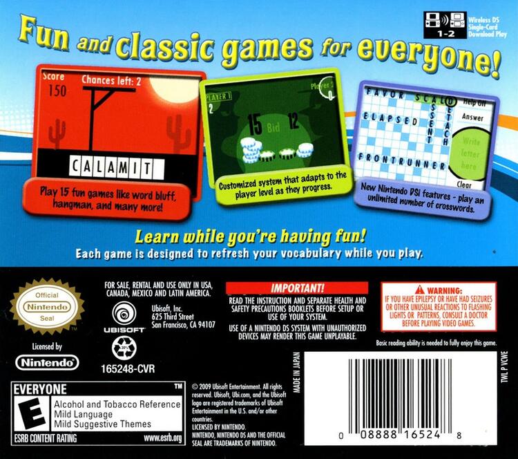 Classic Word Games (Complete) (used)