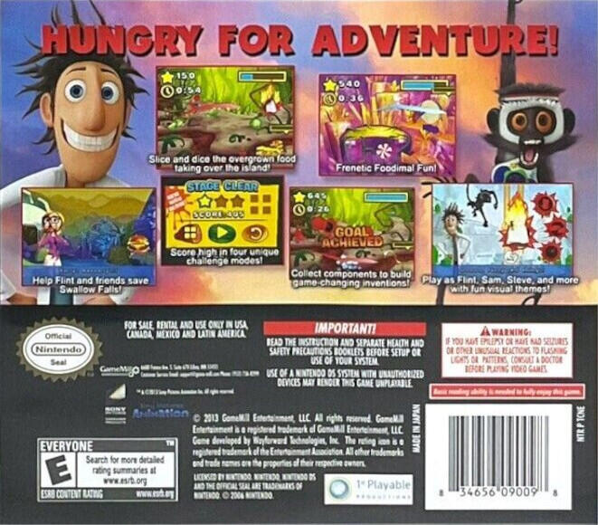 Cloudy With a Chance of Meatballs 2 (Complete) (used)