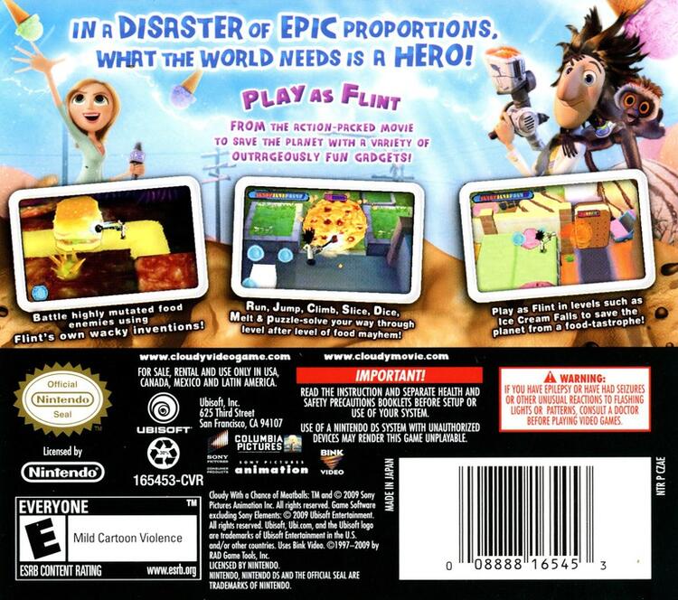 Cloudy with a Chance of Meatballs (Complete) (used)