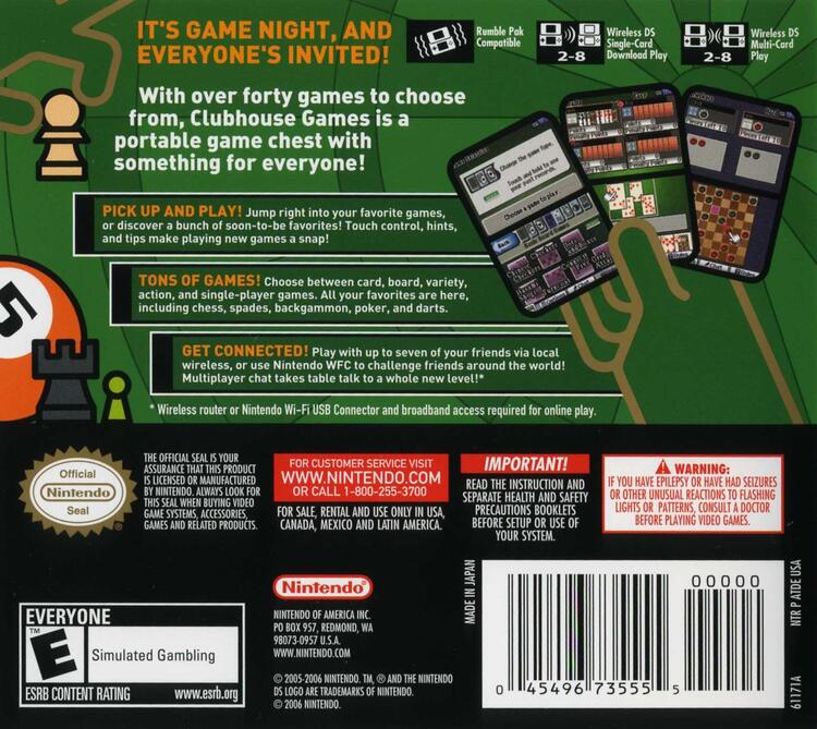 Clubhouse Games (Complete) (used)