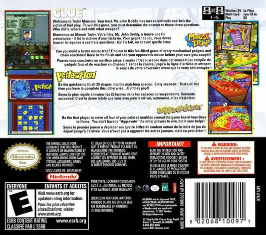 4 Game Pack [Clue Mouse Trap Perfection Aggravation] (Complete) (used)