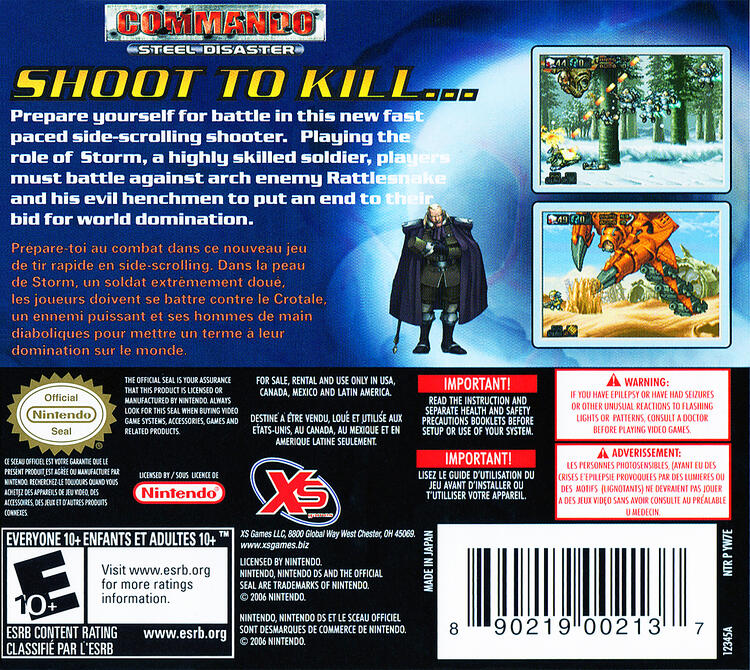 Commando: Steel Disaster (Complete) (used)