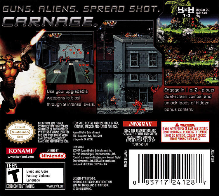 Contra 4 (Complete) (used)