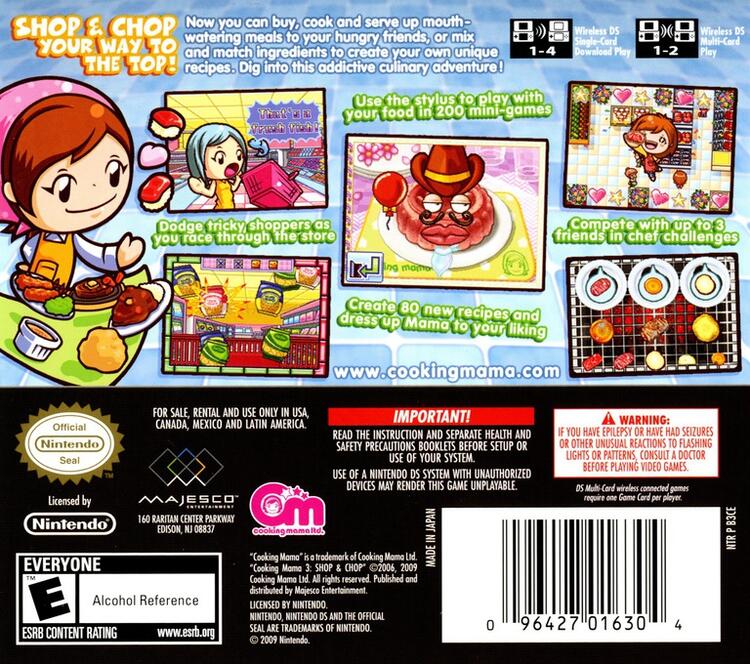 Cooking Mama 3 Shop & Chop (Complete) (used)