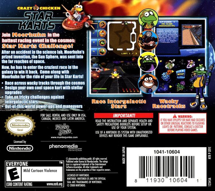 Crazy Chicken Star Karts (Complete) (used)
