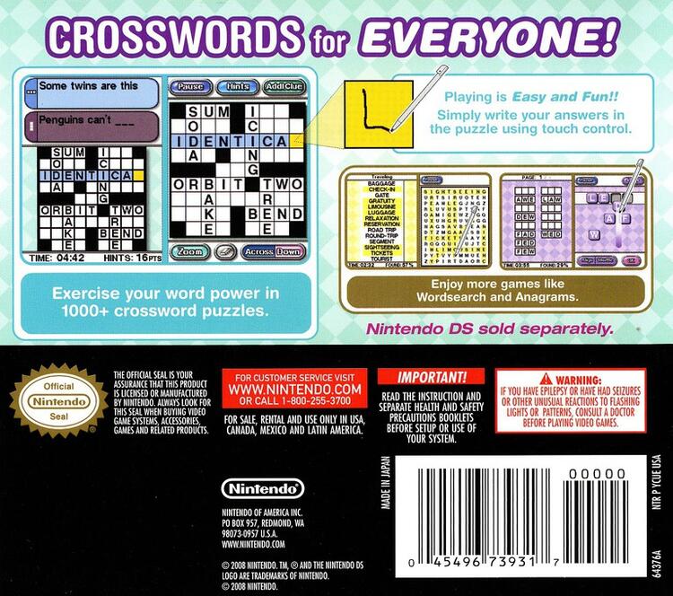 Crosswords DS (Complete) (used)