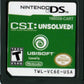 CSI Unsolved (Complete) (used)