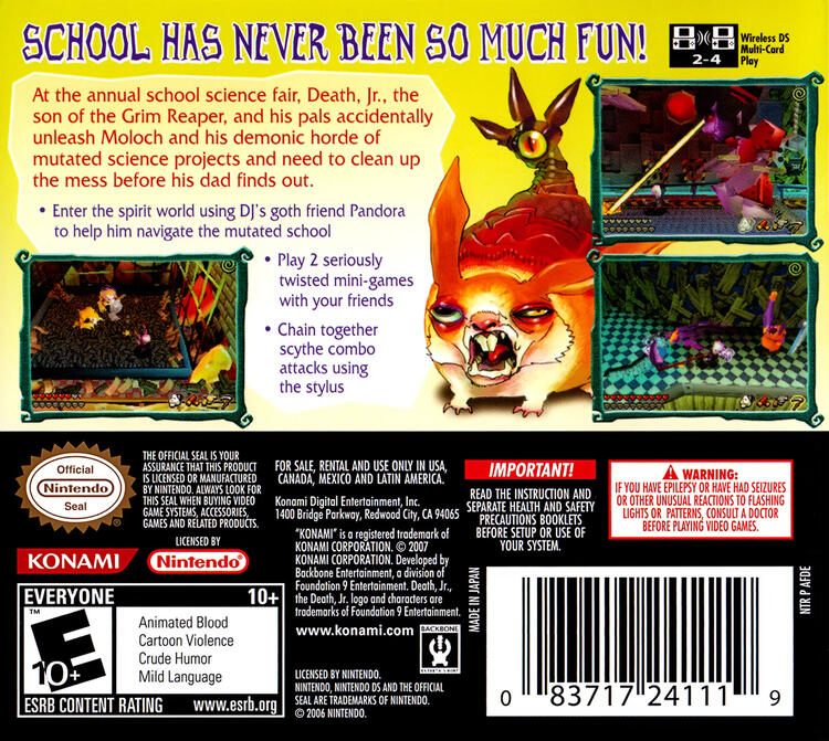 Death Jr & the Science Fair of Doom (Complete) (used)