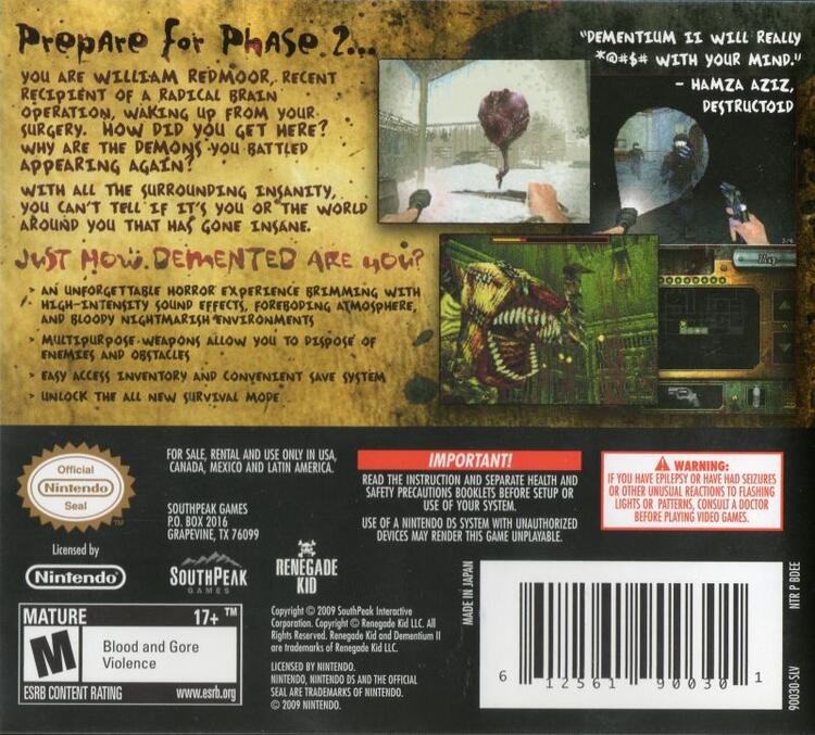 Dementium II (Complete) (used)