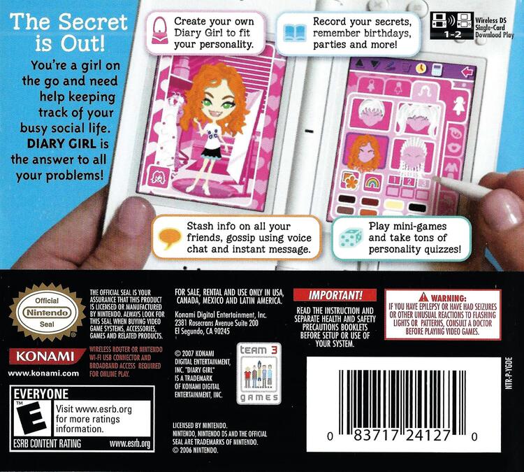 Diary Girl (Complete) (used)