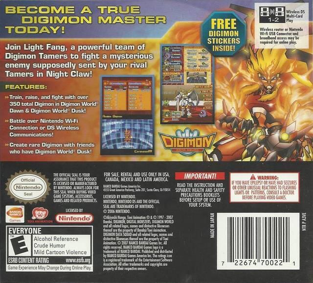 Digimon World Dawn (Complete) (used)