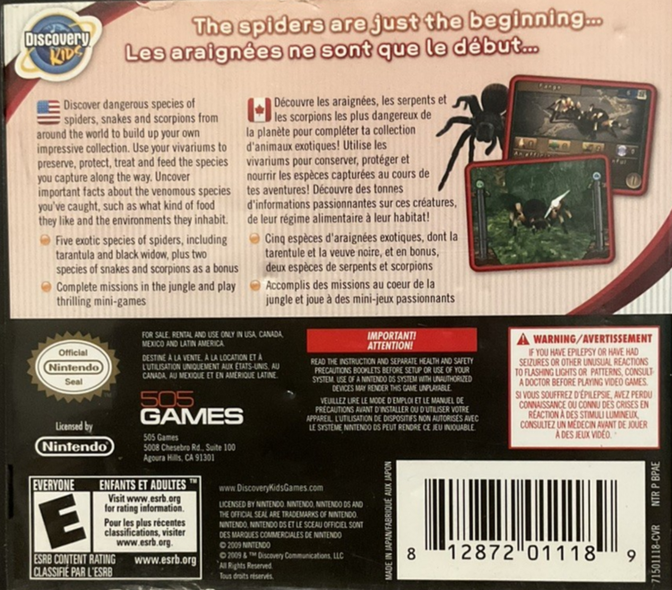 Discovery Kids Spider Quest (Complete) (used)