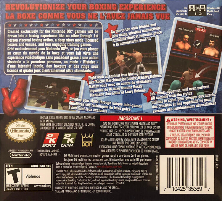Don King Boxing (Complete) (used)