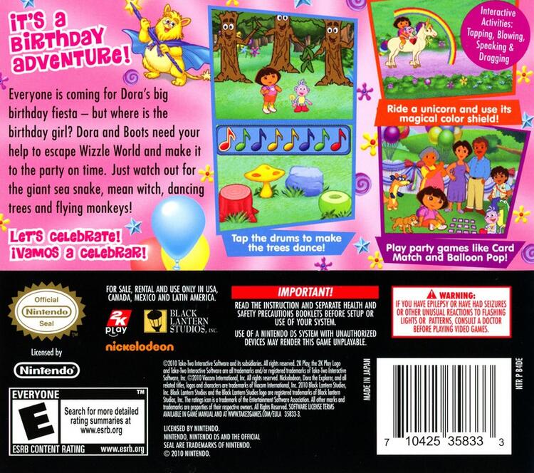 Dora's Big Birthday Adventure (Complete) (used)