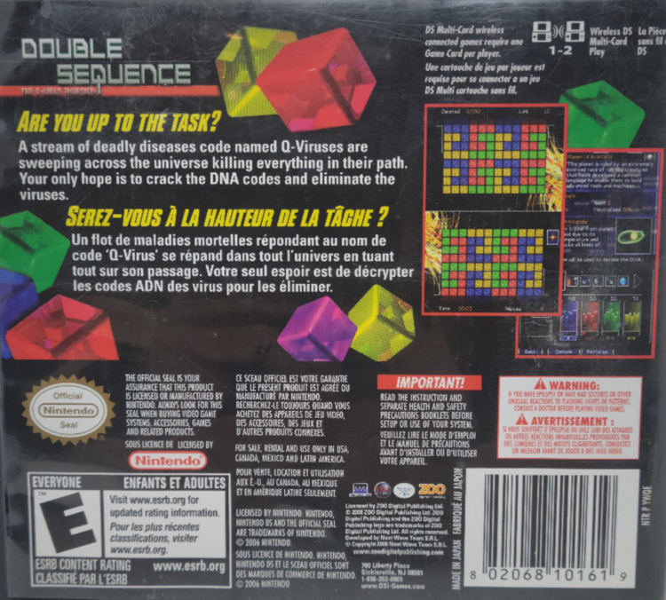 Double Sequence (Complete) (used)