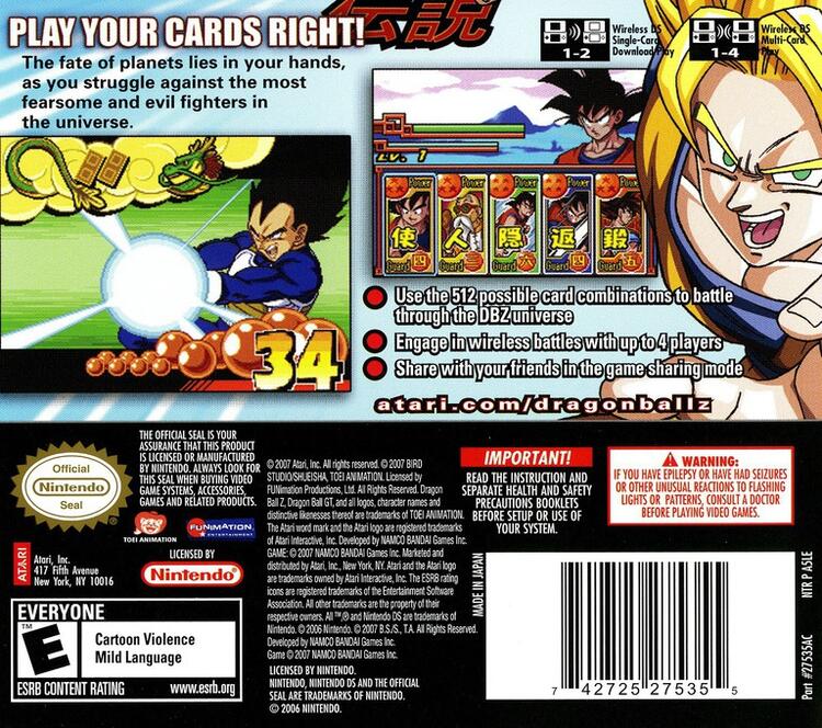 Dragon Ball Z Harukanaru Densetsu (Complete) (used)