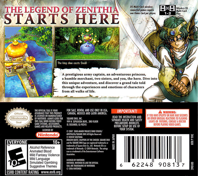 Dragon Quest IV Chapters of the Chosen (Complete) (used)