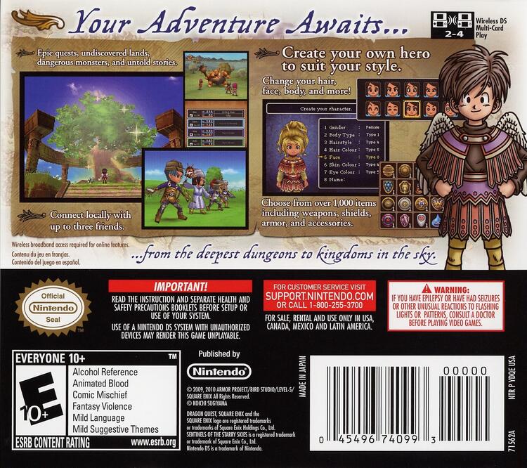 Dragon Quest IX Sentinels of the Starry Skies (Complete) (used)