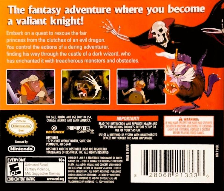 Dragon's Lair (Complete) (used)