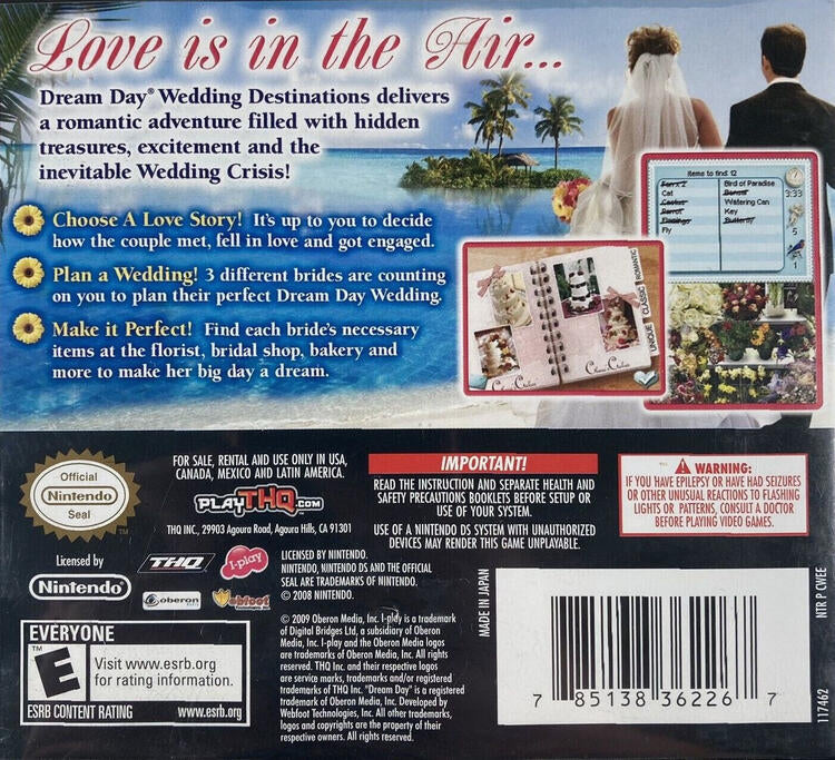 Dream Day: Wedding Destinations (Complete) (used)