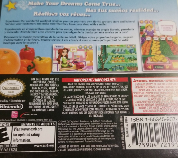 Dreamer Series: Shop Owner (Complete) (used)