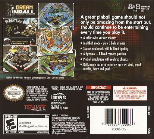 Dream Pinball 3D (Complete) (used)