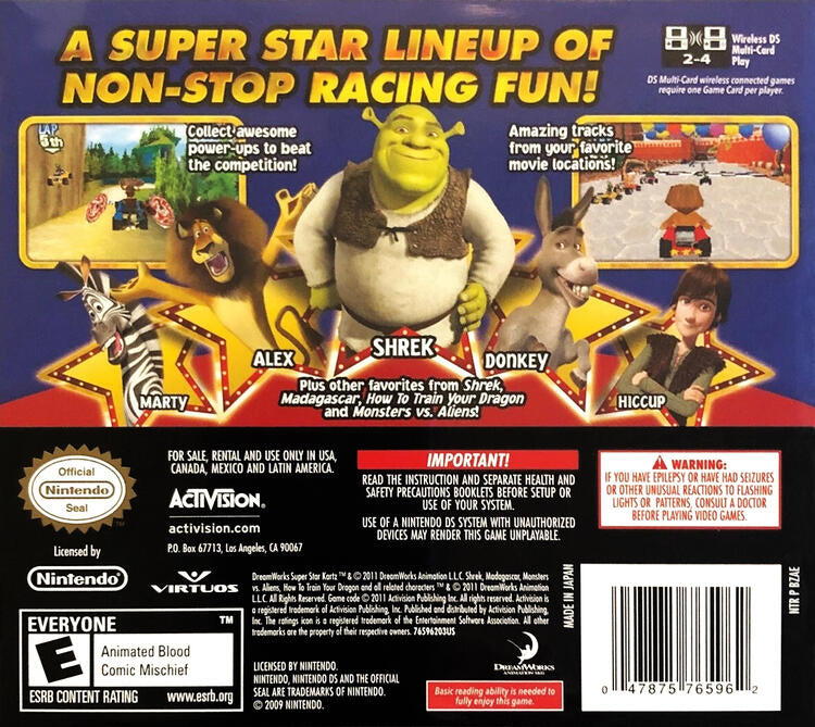 Dreamworks Super Star Kartz (Complete) (used)