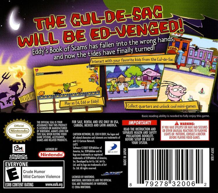 Ed, Edd n Eddy: Scam of the Century (Complete) (used)
