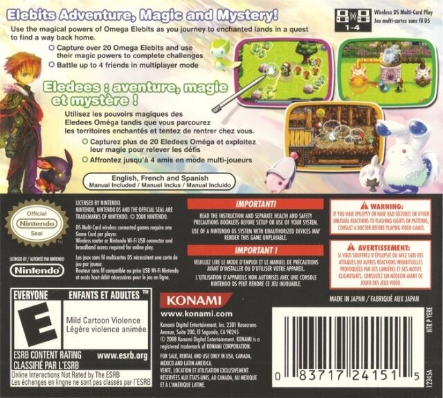Elebits The Adventures of Kai and Zero (Complete) (used)