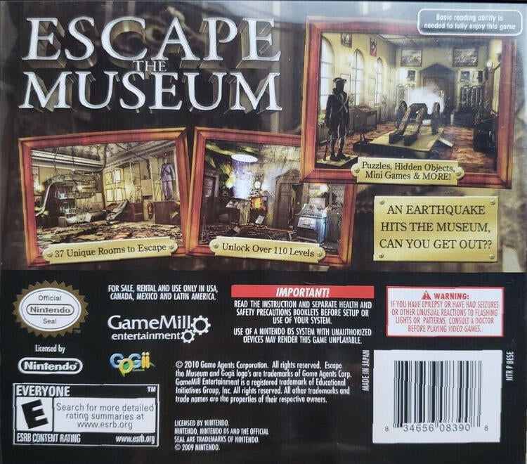 Escape the Museum (Complete) (used)