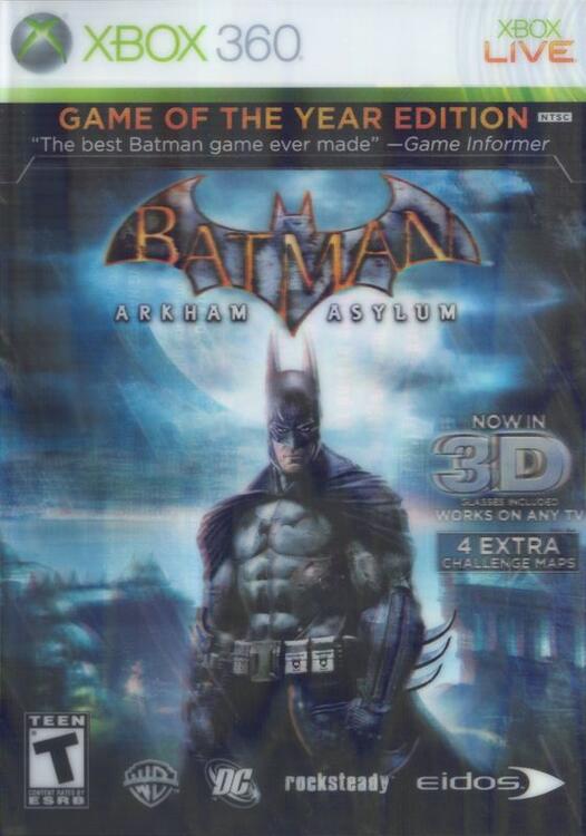 Batman: Arkham Asylum [Game of the Year] (Complete) (used)