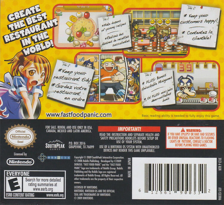 Fast Food Panic (Complete) (used)