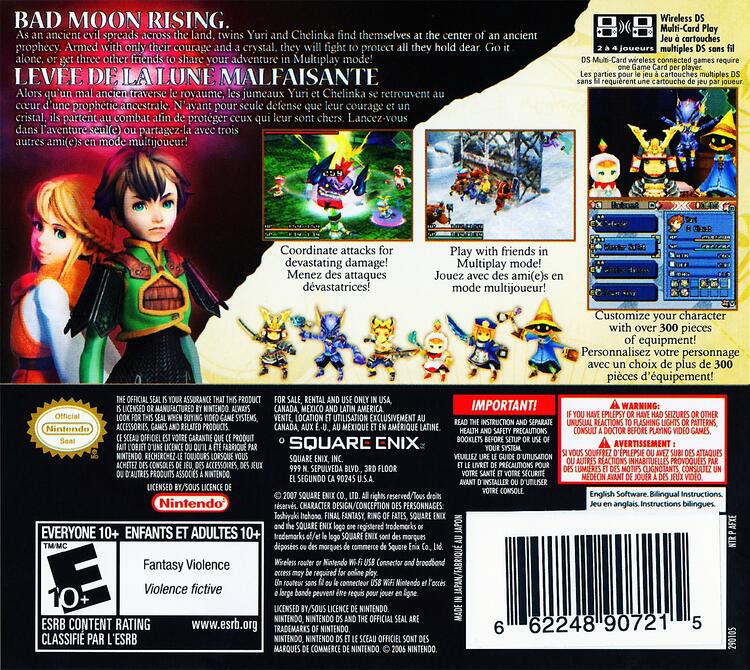Final Fantasy Crystal Chronicles Ring of Fates (Complete) (used)