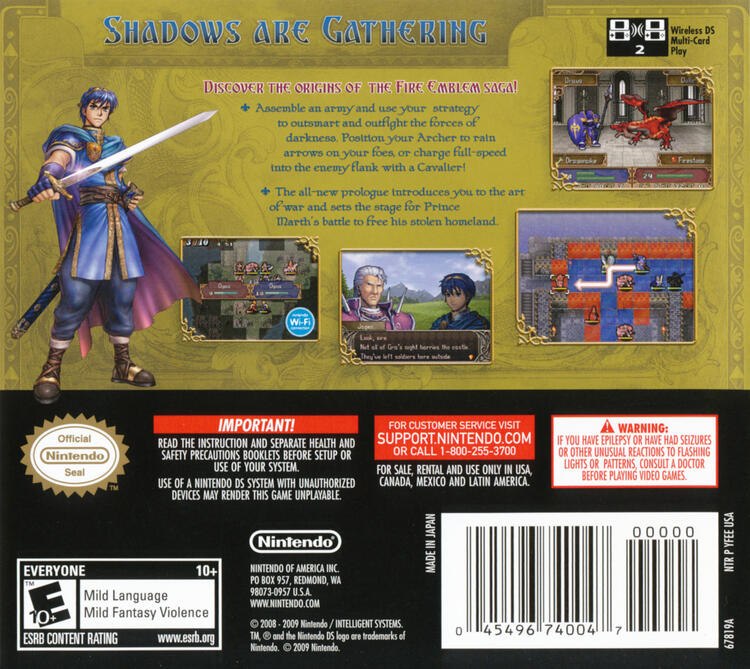 Fire Emblem Shadow Dragon (Complete) (used)