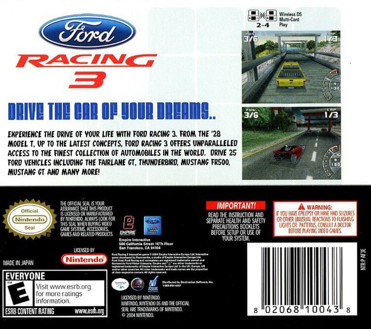 Ford Racing 3 (Complete) (used)