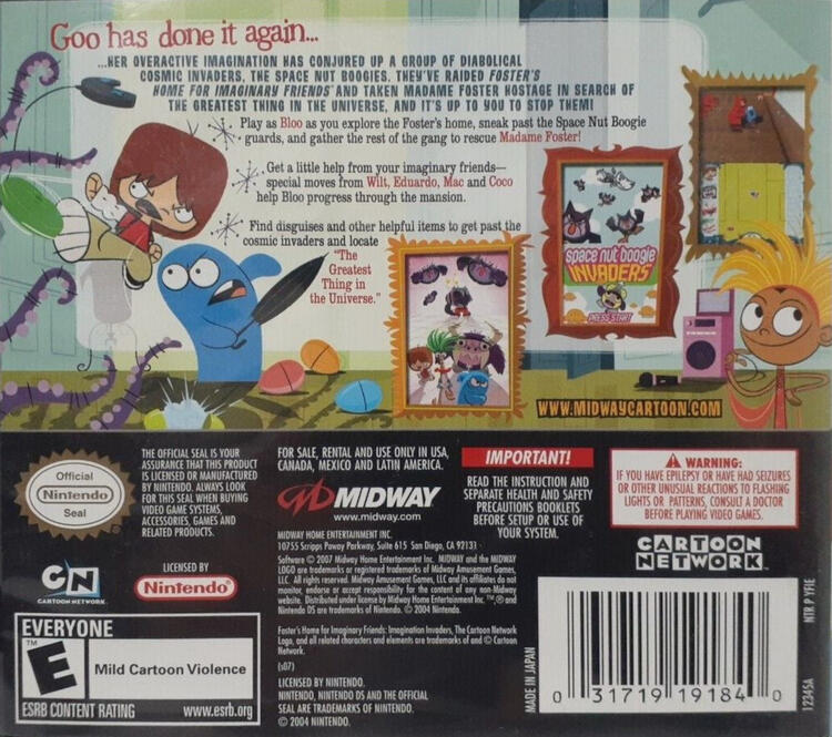 Foster's Home For Imaginary Friends Imagination Invaders (Complete) (used)