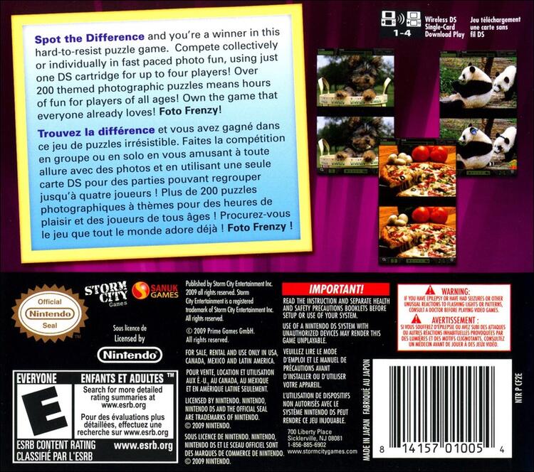 Foto Frenzy (Complete) (used)