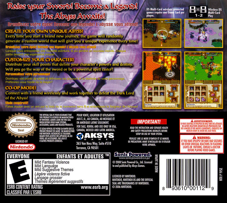 From the Abyss (Complete) (used)