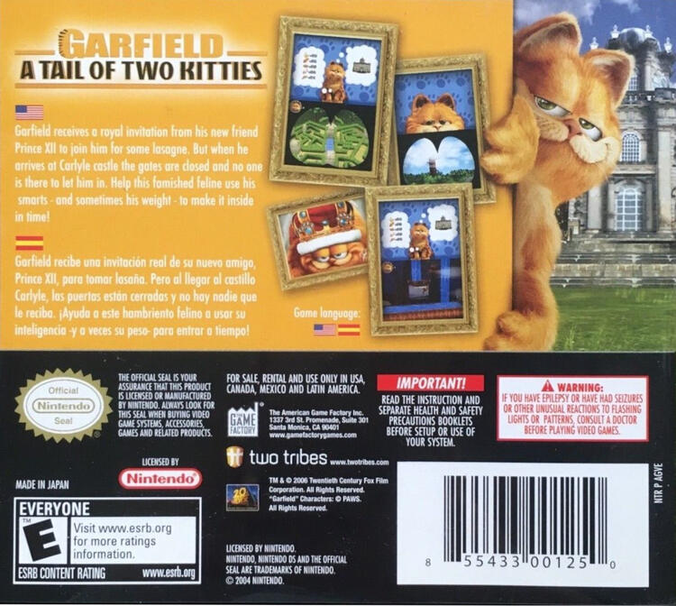Garfield A Tail of Two Kitties (Complete) (used)