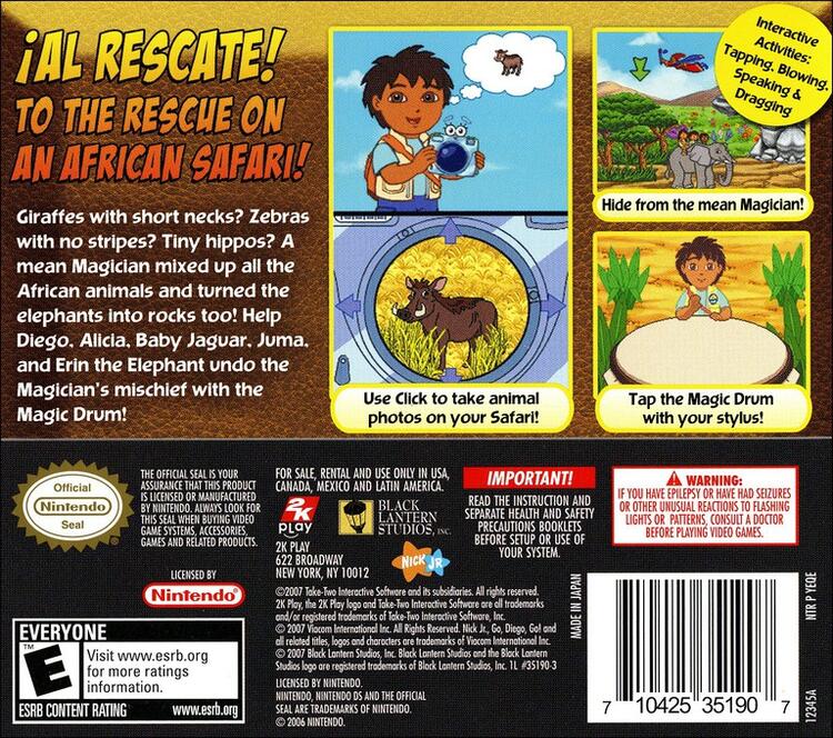 Go, Diego, Go: Safari Rescue (Complete) (used)