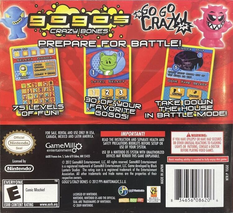 Go Go's Crazy Bones (Complete) (used)