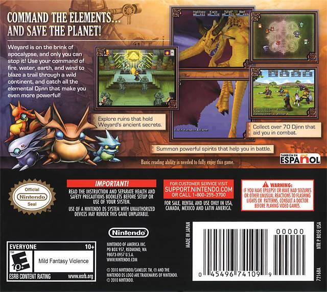 Golden Sun: Dark Dawn (Complete) (used)