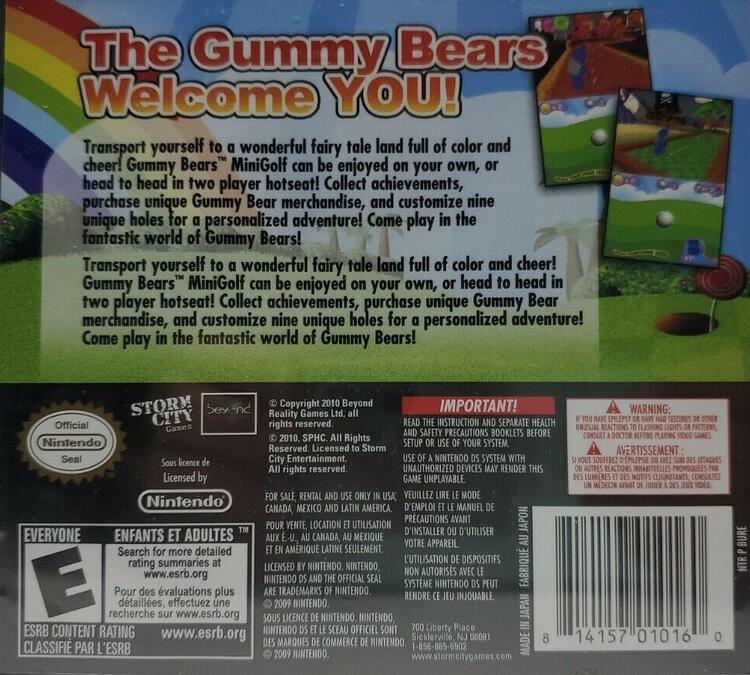 Gummy Bears Minigolf (Complete) (used)