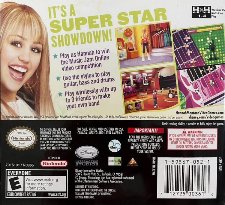 Hannah Montana Music Jam (Complete) (used)