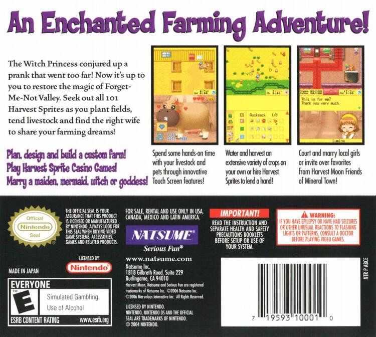 Harvest Moon DS (Complete) (used)