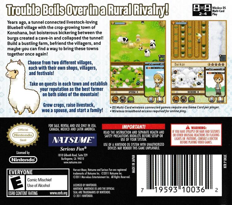 Harvest Moon DS Tale of Two Towns (Complete) (used)