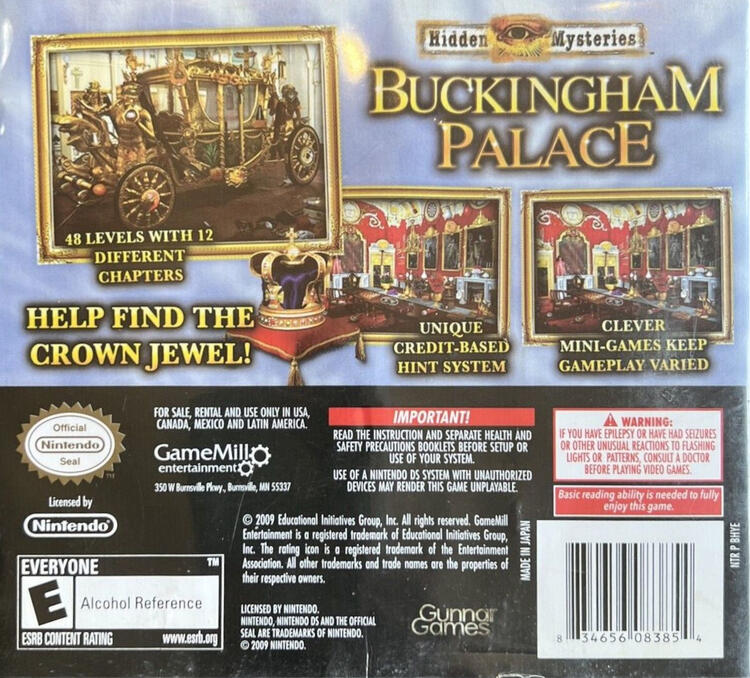 Hidden Mysteries: Buckingham Palace (Complete) (used)