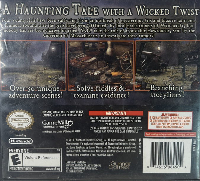Hidden Mysteries: Salem Secrets (Complete) (used)
