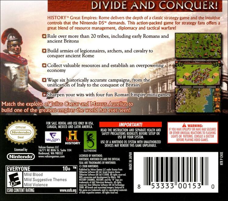 History's Great Empires: Rome (Complete) (used)